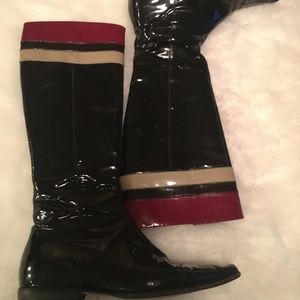 Burberry Patent Leather Boots
